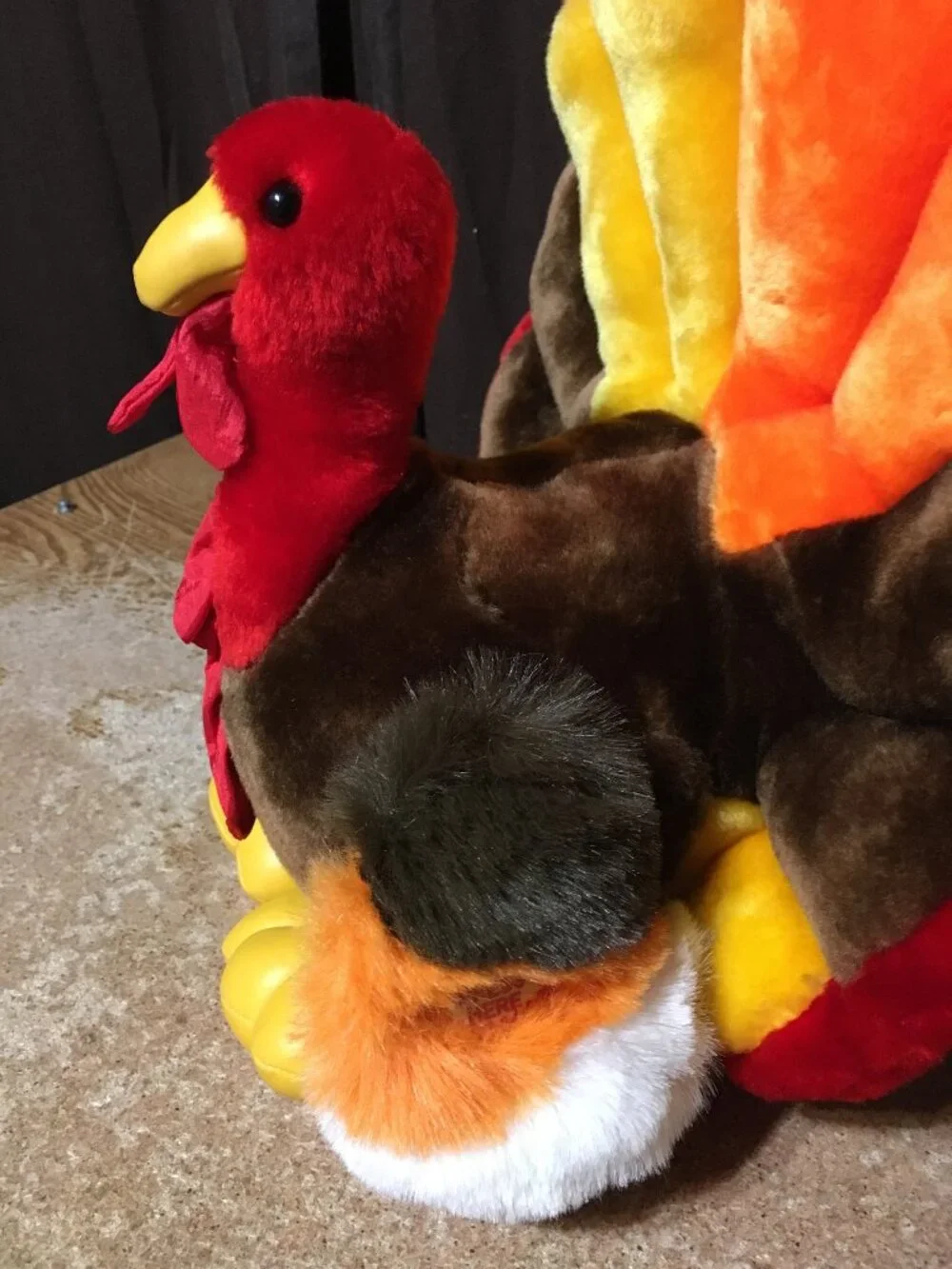 GOBBLE GOBBLE TURKEY PLUSH THANKSGIVING BIRD FK LTD 13